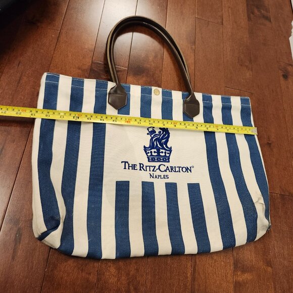 The Ritz Carlton Naples canvas tote bag - Picture 3 of 11